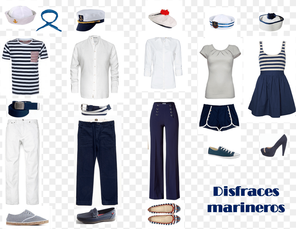 El Alumnado De Sexto Curso Ir Disfrazo De La Tripulacin Moda Navy, Sleeve, Pants, Shorts, Long Sleeve Free Png