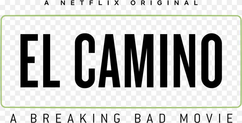 El Camino Movie Logo, Blackboard Free Transparent Png