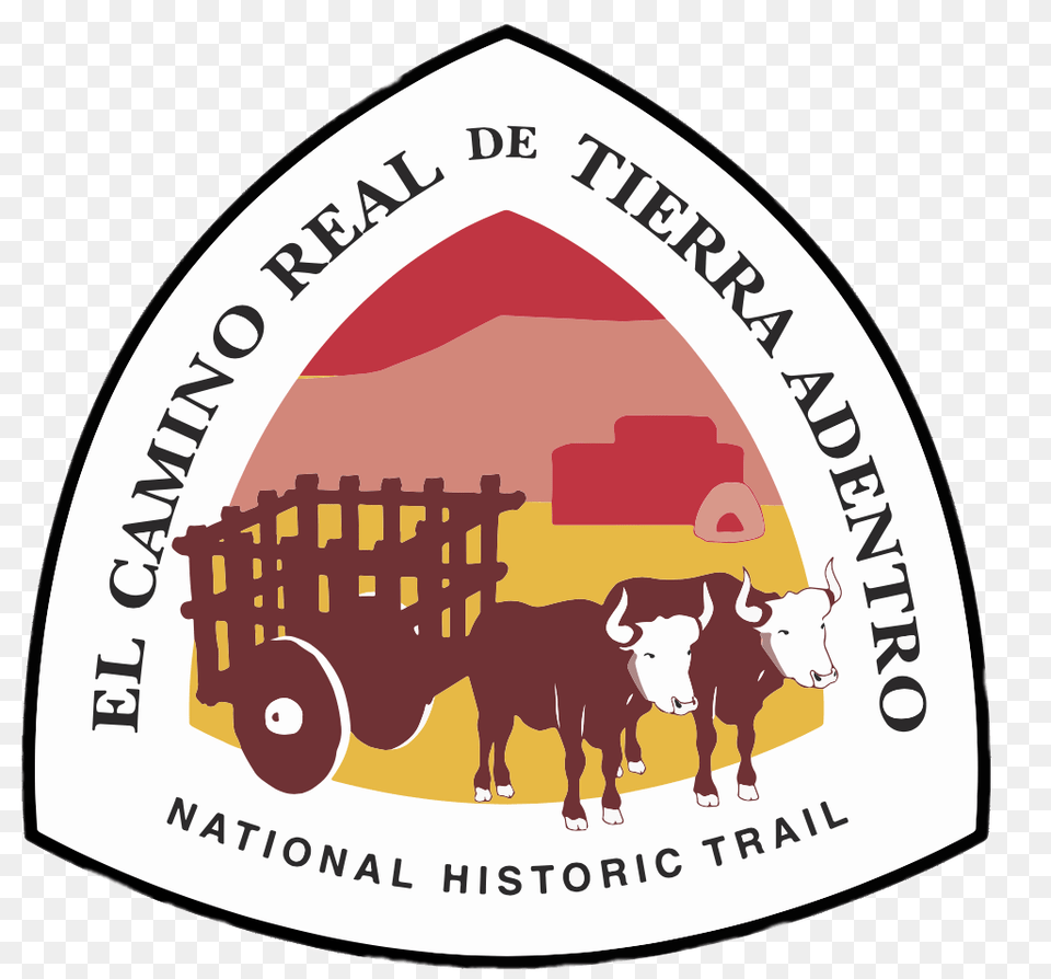 El Camino Real De Tierra Adentro National Historic Trail Logo, Animal, Cattle, Cow, Livestock Png