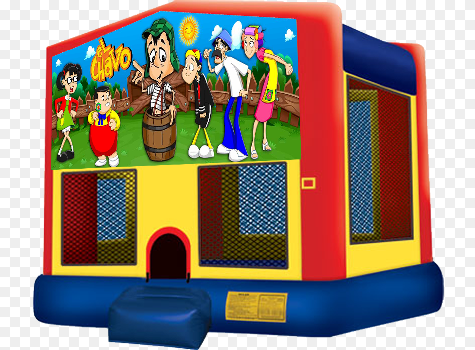 El Chavo Bouncer Pj Masks Bounce House, Play Area, Person, Indoors, Face Free Png Download