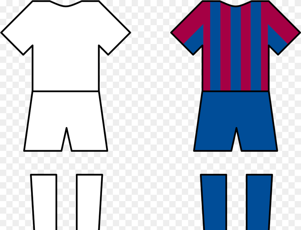 El Clsico Draw Real Madrid Shirt, Clothing, T-shirt, Pants Free Transparent Png