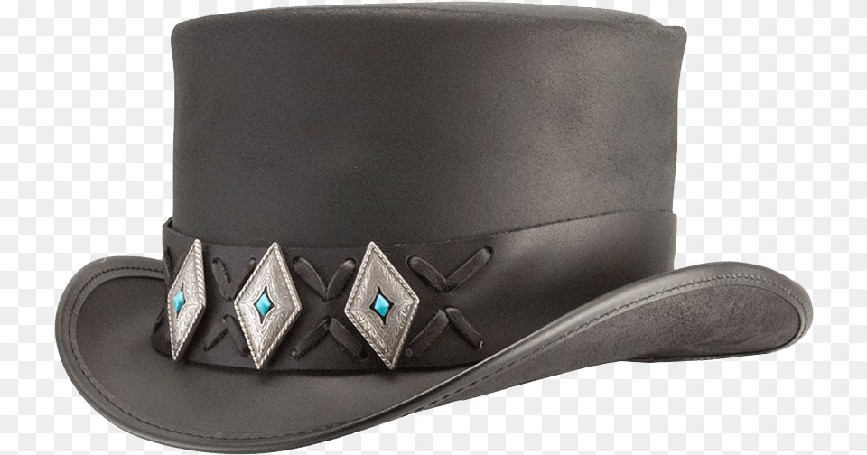 El Dorado Wlace Concho Band Black Finished Leather, Clothing, Hat, Cowboy Hat, Sun Hat Free Transparent Png