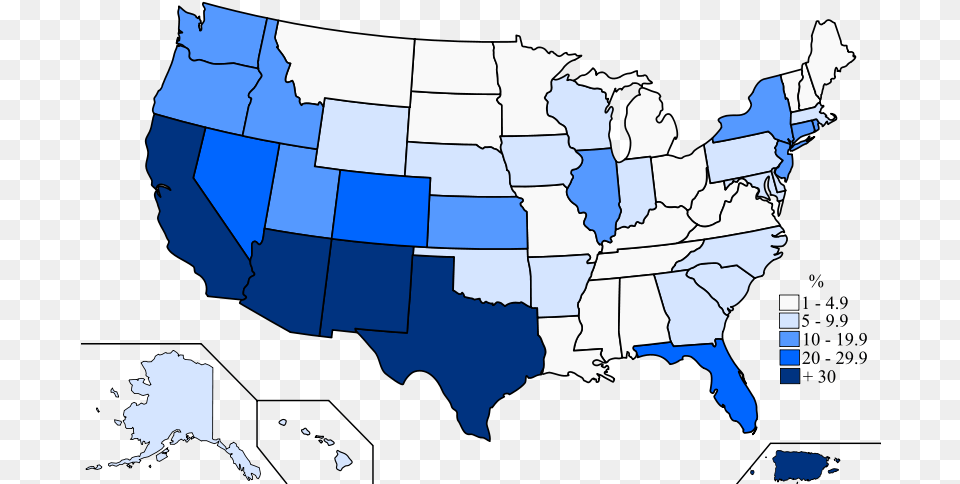 El Es La Segunda Lengua Ms Utilizada En Los Us Population Projection Map, Chart, Plot, Atlas, Diagram Free Png