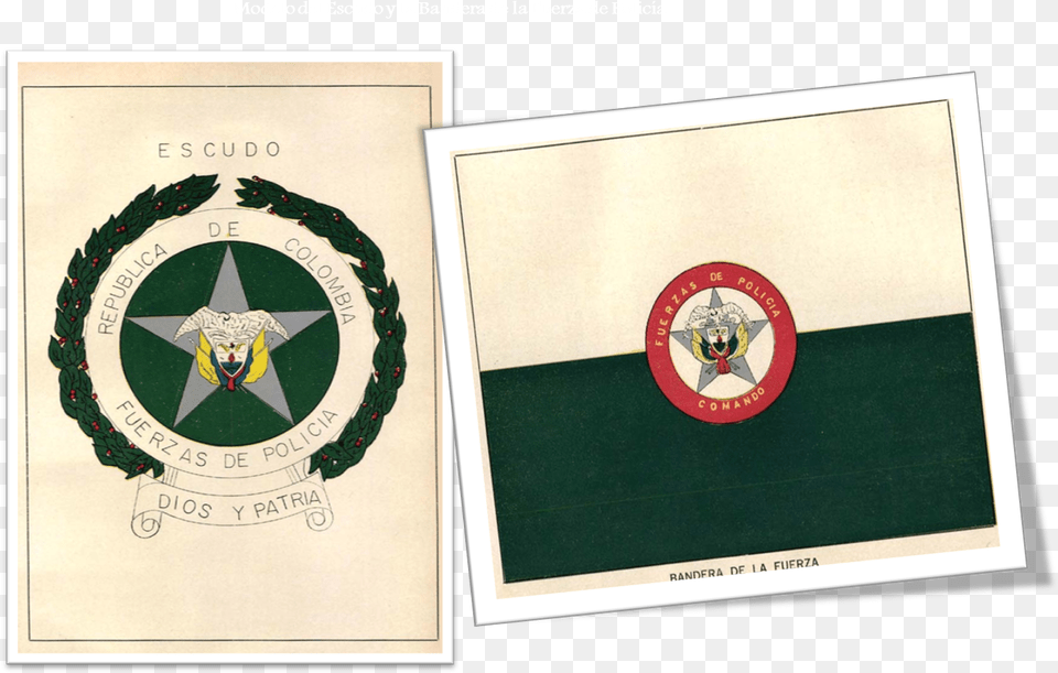 El Escudo Y La Bandera De La Polica Nacional Fue Dados Historia De La Policia Nacional De Colombia Png