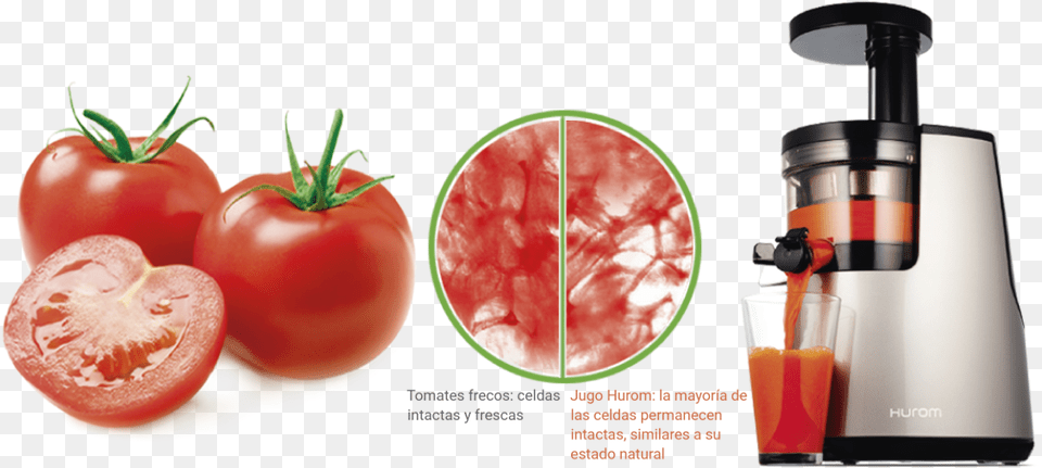 El Exprimido Suave De Hurom Conserva El Sabor Puro Hurom Logo, Food, Plant, Produce, Tomato Png