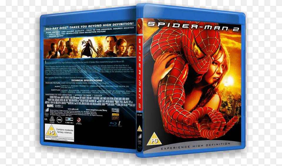 El Hombre Arana Spider Man 2 Dvd 2 Disc Widescreen, Adult, Publication, Person, Female Free Png