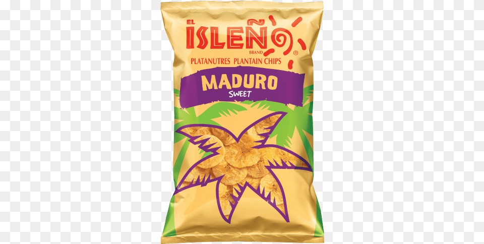 El Maduro Sweet Plantain Chips Frito Lay El Isleno Original Plantain Chips 9 Oz Bag, Food, Snack, Can, Tin Free Png