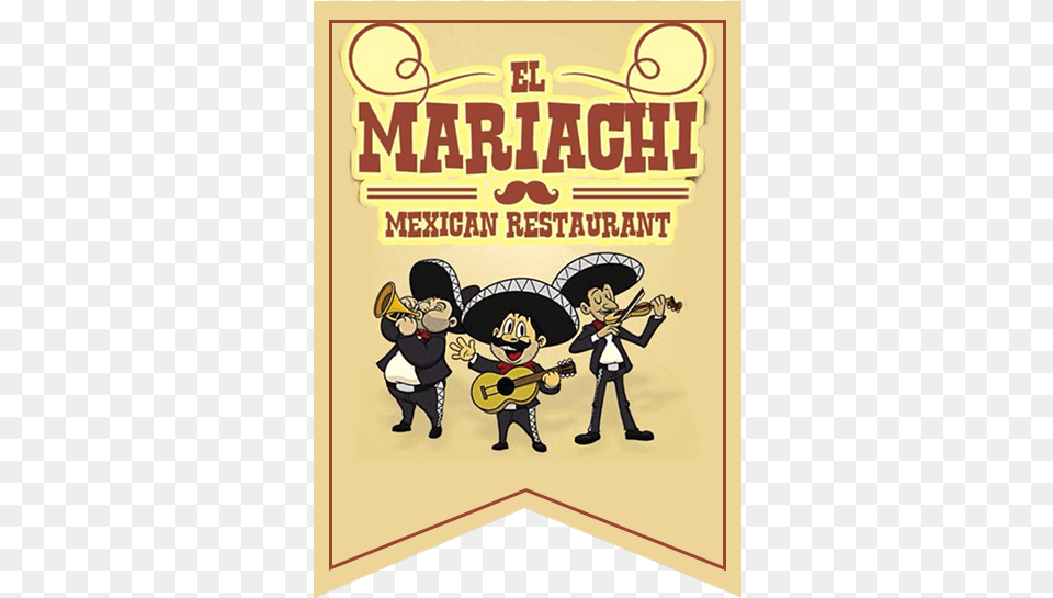 El Maricahi Logo Cartoon Mariachi Band, Publication, Book, Poster, Advertisement Free Transparent Png