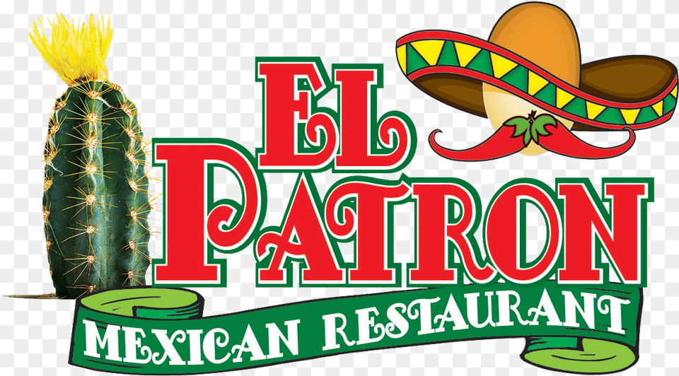 El Patron Mexican Restaurant El Patron Mexican Restaurant, Clothing, Hat, Plant, Cactus Png Image