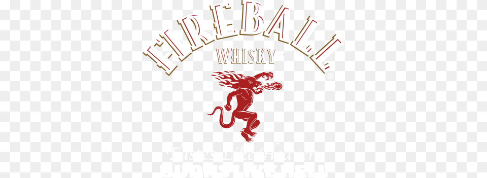 El Primer Licor De Whisky Infusionado Con Canela Fireball Cinnamon Whiskey Logo, Advertisement, Poster Free Transparent Png