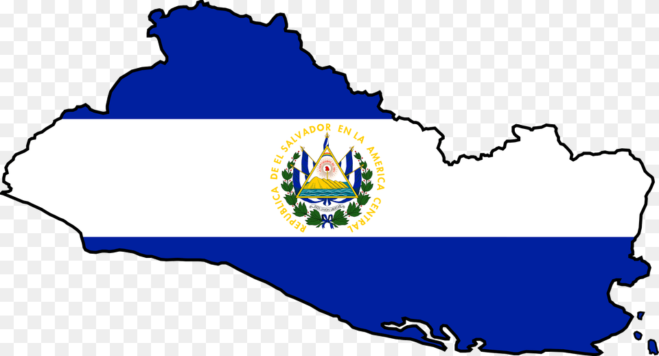 El Salvador Flag Country, Chart, Plot, Nature, Outdoors Png Image