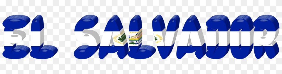 El Salvador Lettering With Flag Clipart, Clothing, Footwear, Shoe, Sneaker Free Png Download