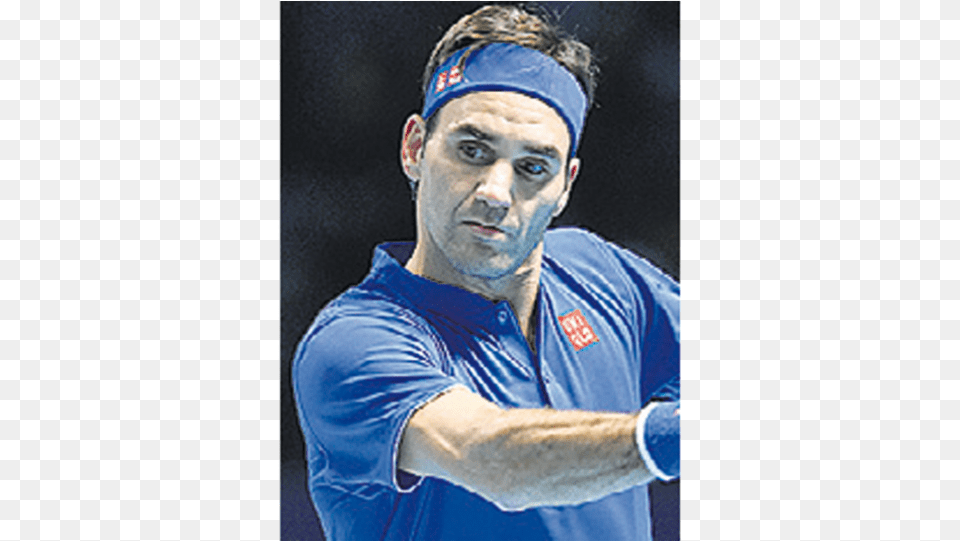 El Suizo Roger Federer Tom Aire Ayer En El Masters Headband, Accessories, People, Person, Adult Free Png