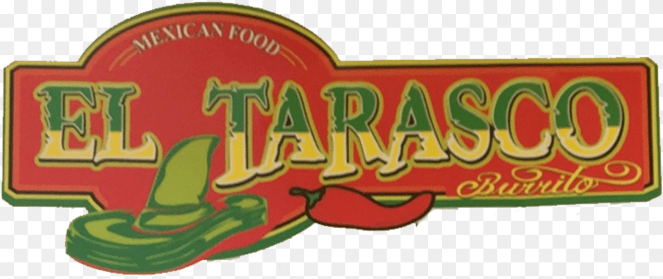 El Tarasco Burrito Label, Food, Sweets Png Image