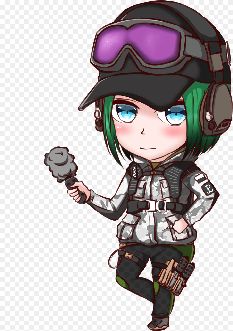 Ela By Jizi Art Drawings Drawings Art Illustrations Rainbow Six Siege Ela Chibi, Book, Comics, Publication, Baby Png Image