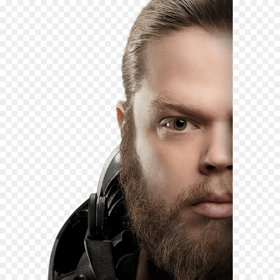 Elden Henson In Hunger Games, Beard, Face, Head, Person Png Image