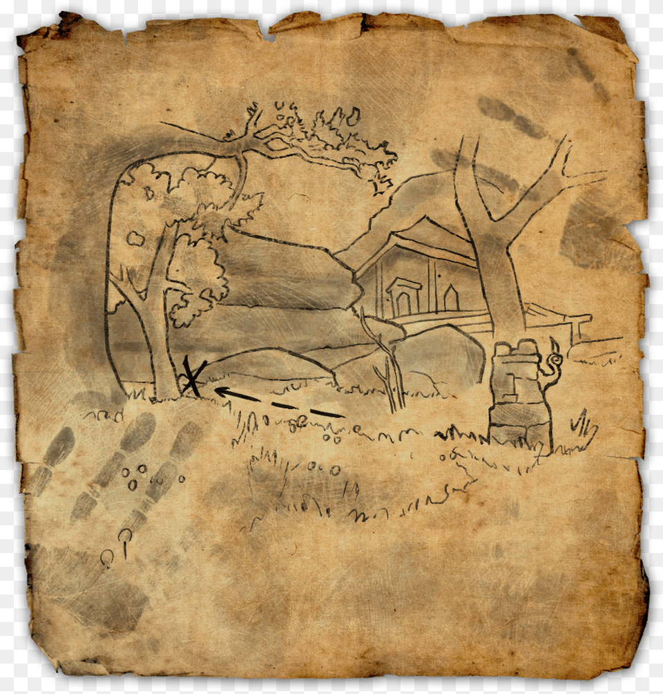 Elder Scrolls Clockwork City Eso Treasure Map, Archaeology, Art, Painting, Animal Free Png Download