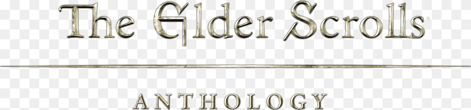 Elder Scrolls Logo Elder Scrolls, Baton, Stick, Text Free Png