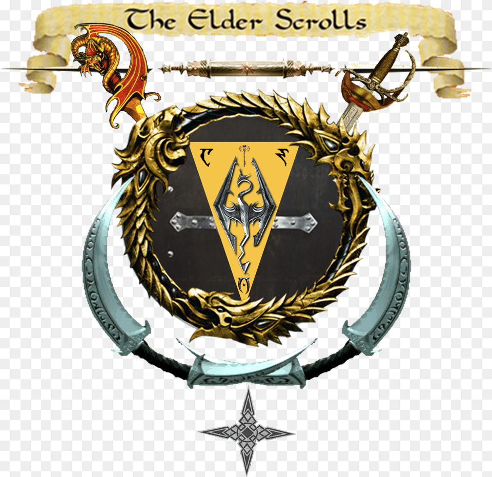 Elder Scrolls Online, Logo, Emblem, Symbol, Badge Png