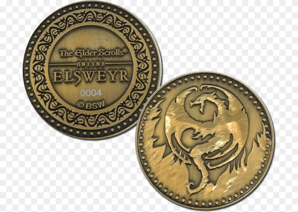 Elder Scrolls Online Coins, Coin, Money, Bronze, Gold Png