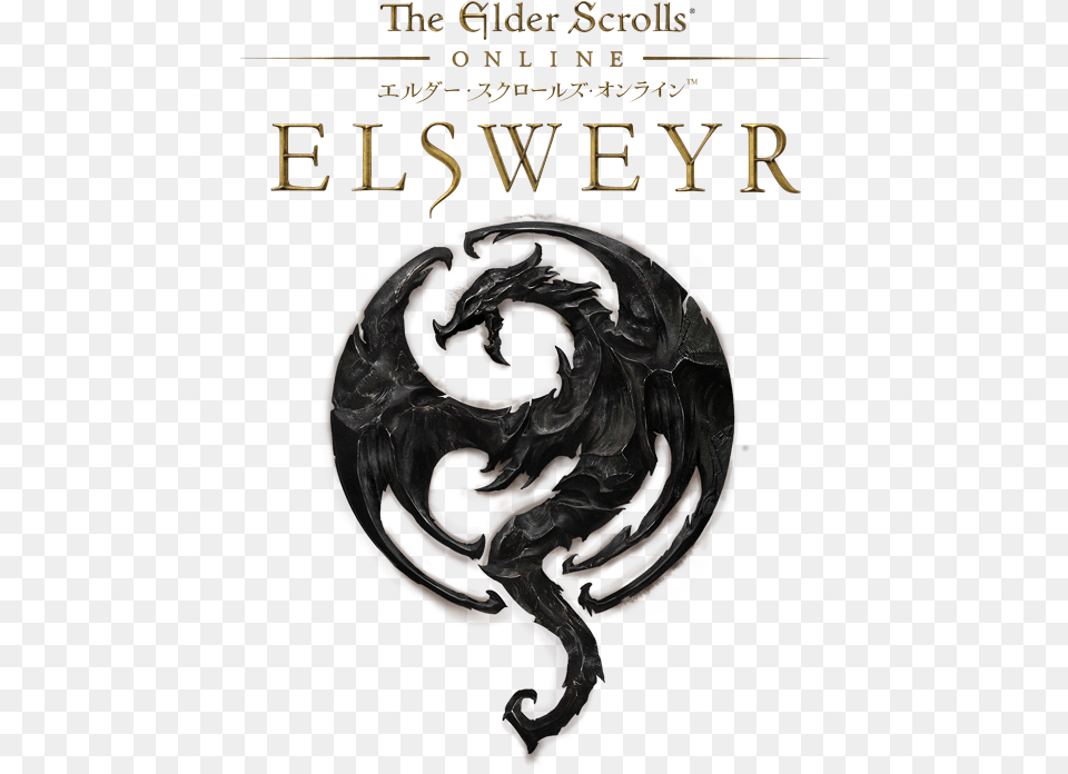 Elder Scrolls Online Elder Scrolls Online Elsweyr Logo, Book, Publication, Animal, Canine Free Png Download