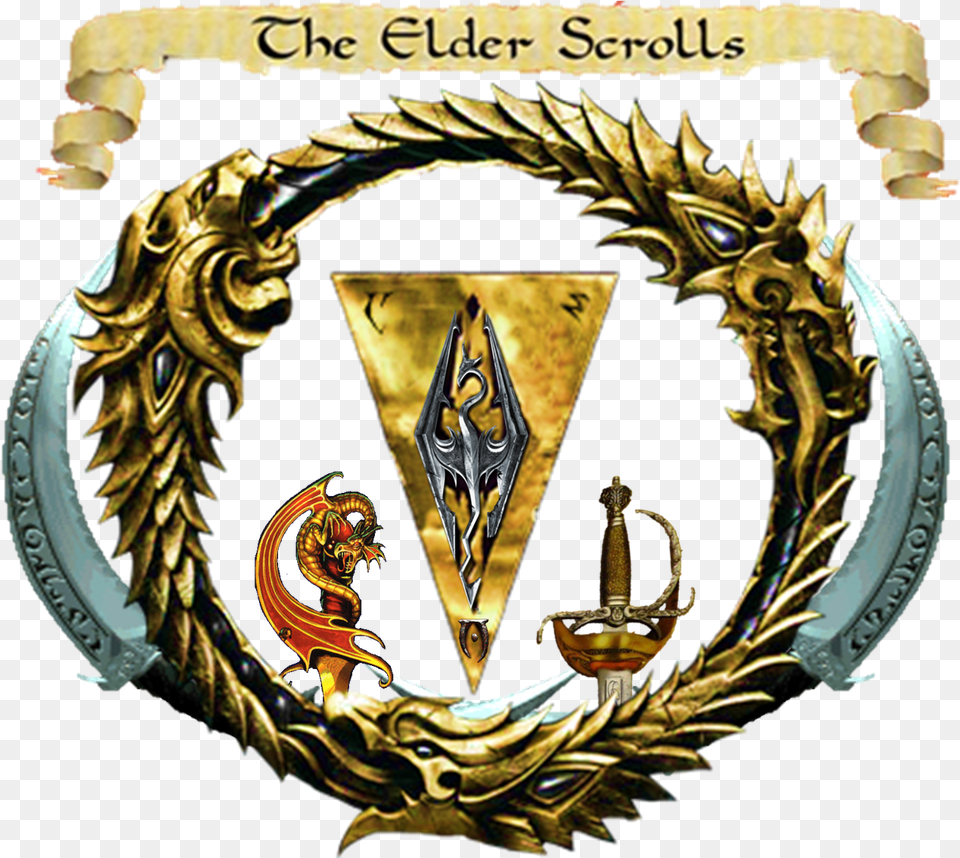Elder Scrolls Online Transparent, Logo, Emblem, Symbol, Badge Free Png Download