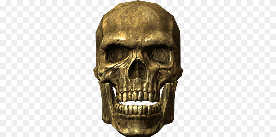 Elder Scrolls Skyrim Ancient Traveller Skyrim Skull, Bronze, Head, Person Png Image