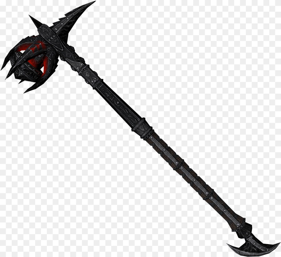 Elder Scrolls Skyrim Daedric Warhammer, Sword, Weapon, Blade, Dagger Free Png Download