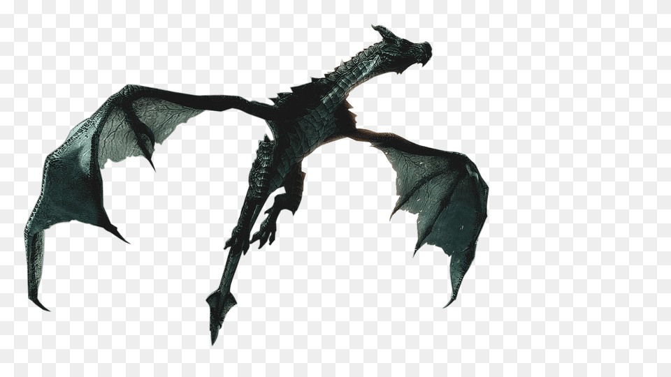 Elder Scrolls Skyrim Flying Dragon, Animal, Lizard, Reptile, Electronics Free Transparent Png