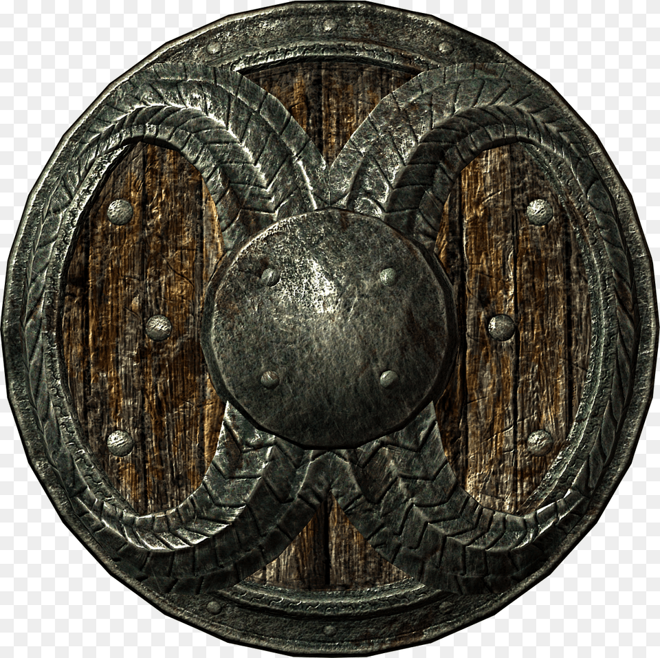 Elder Scrolls Skyrim Imperial Light Shield Skyrim Steel Shield, Armor, Machine, Wheel, Bronze Free Transparent Png