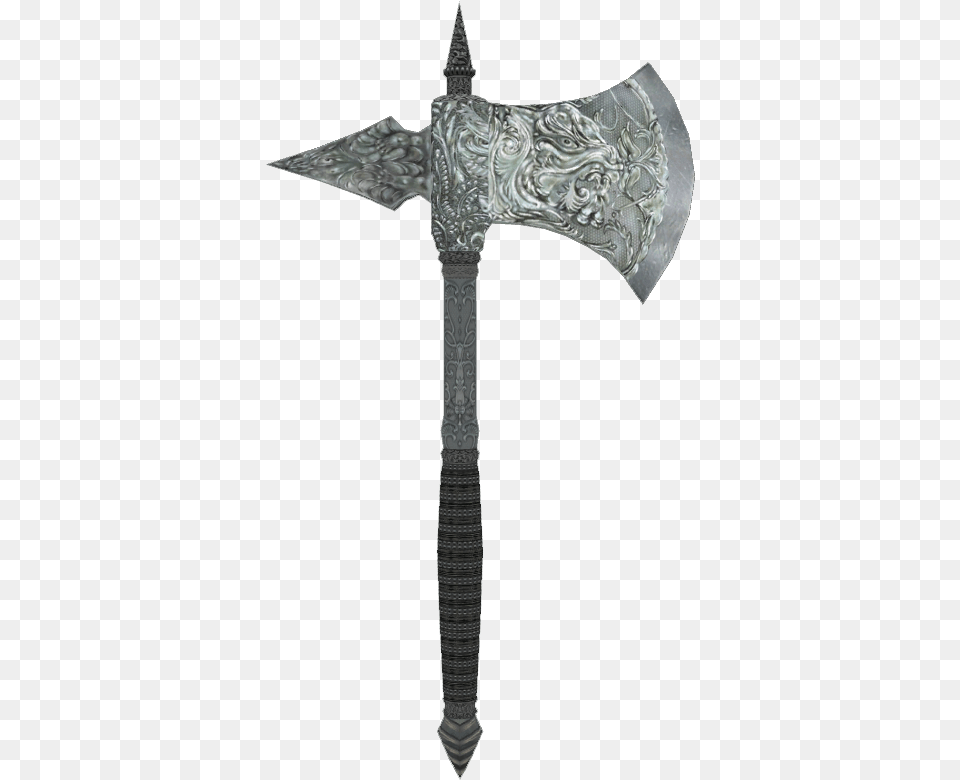 Elder Scrolls Skyrim War Axe, Weapon, Cross, Device, Symbol Png