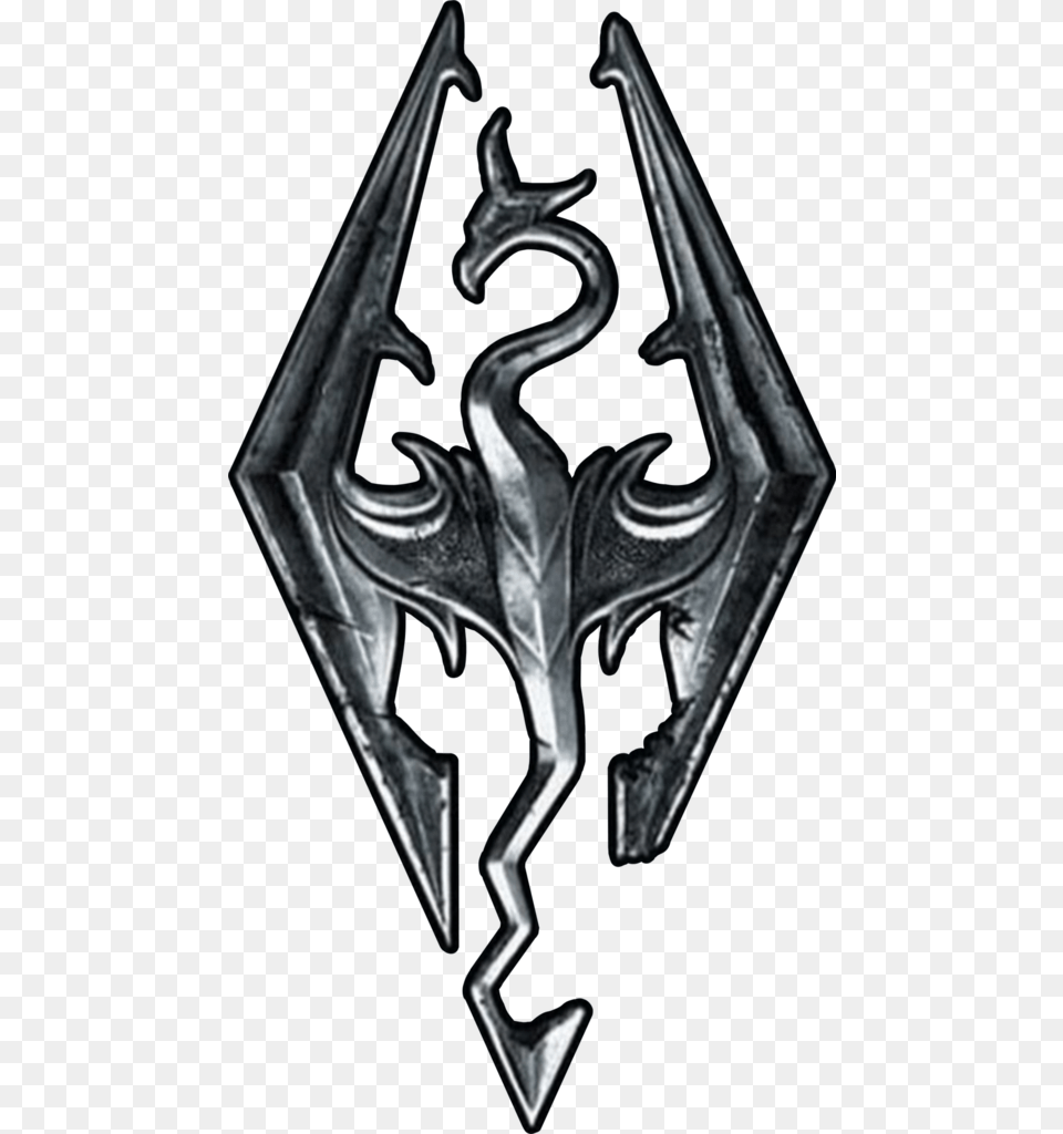 Elder Scrolls Symbol Imperial Legion Skyrim Symbol, Weapon, Logo, Mace Club Free Png Download