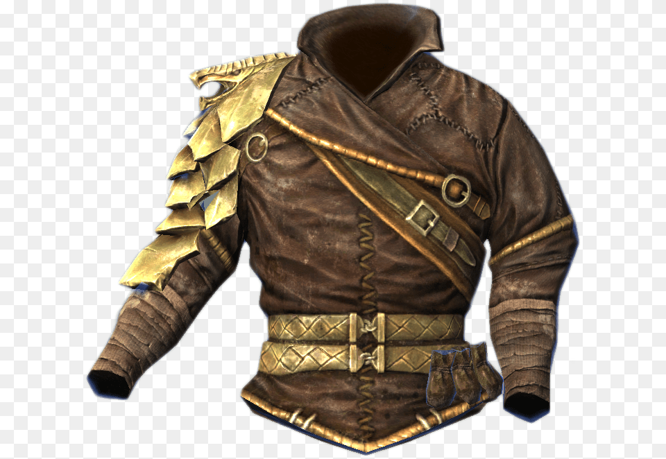 Elder Scrolls The Elder Scrolls V Skyrim Dragonborn, Clothing, Coat, Jacket, Leather Jacket Free Transparent Png