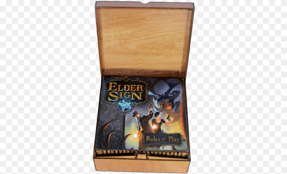 Elder Sign Box Open Elder Sign Storage Box, Book, Publication, Adult, Female Free Png