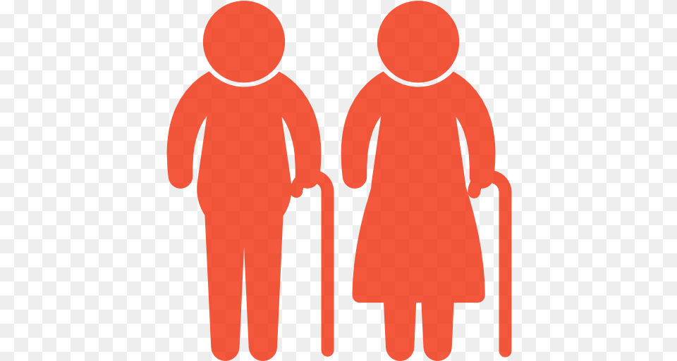 Elderly Couple Icon Elderly Icon Red, Clothing, Coat, Baby, Person Free Transparent Png