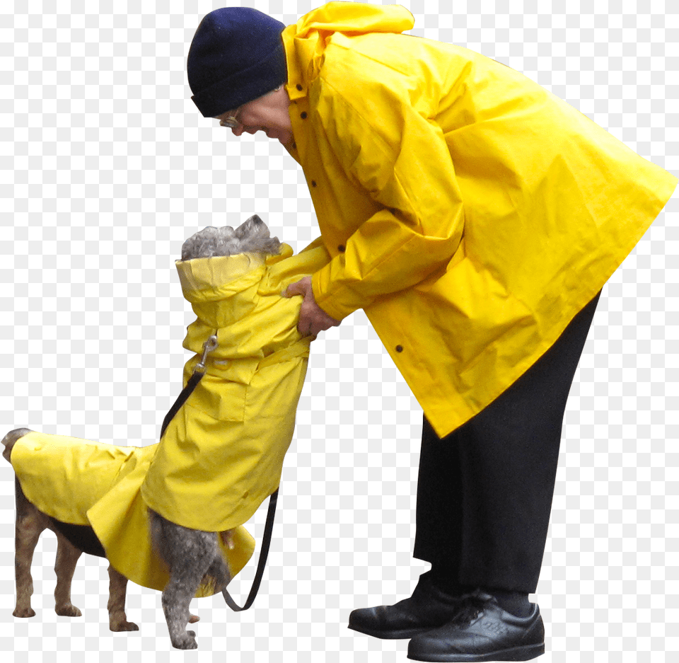 Elderly Entourage Livestock, Raincoat, Clothing, Coat, Person Png Image