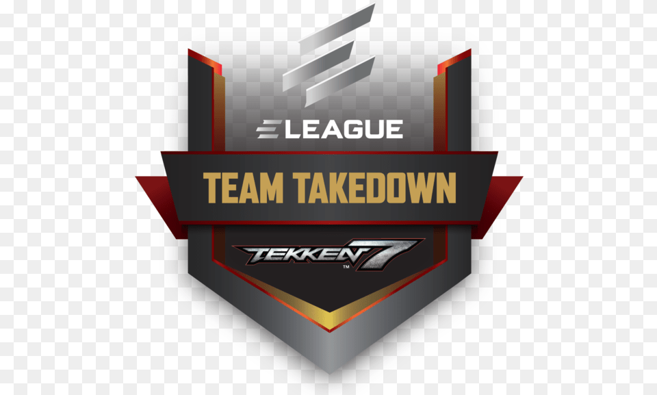 Eleague Tekken Team Takedown Graphic Design, Emblem, Symbol, Logo, First Aid Free Transparent Png