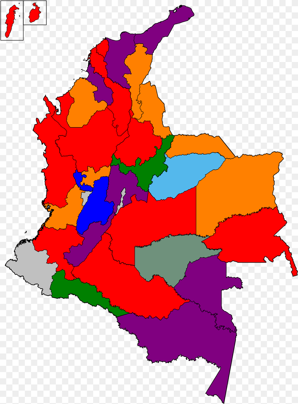 Elecciones Presidenciales De Colombia 2018 Mapa, Chart, Plot, Map, Atlas Png Image