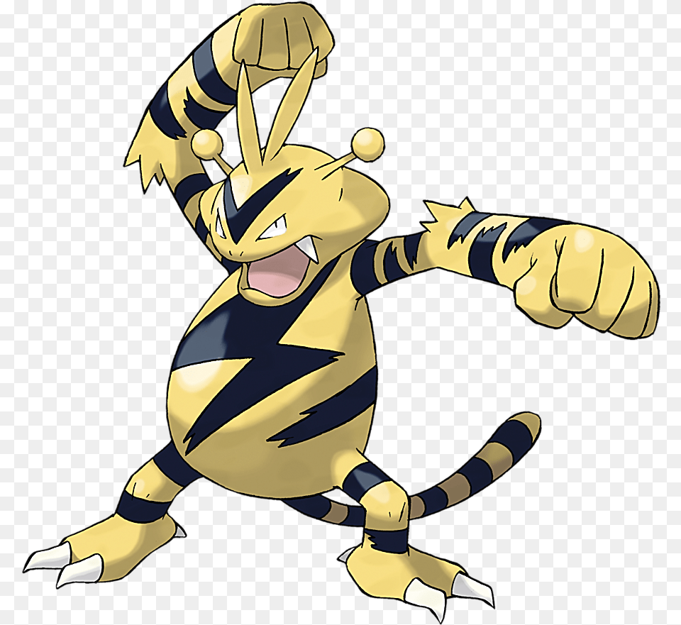Electabuzz Moves, Animal, Bee, Insect, Invertebrate Free Png Download