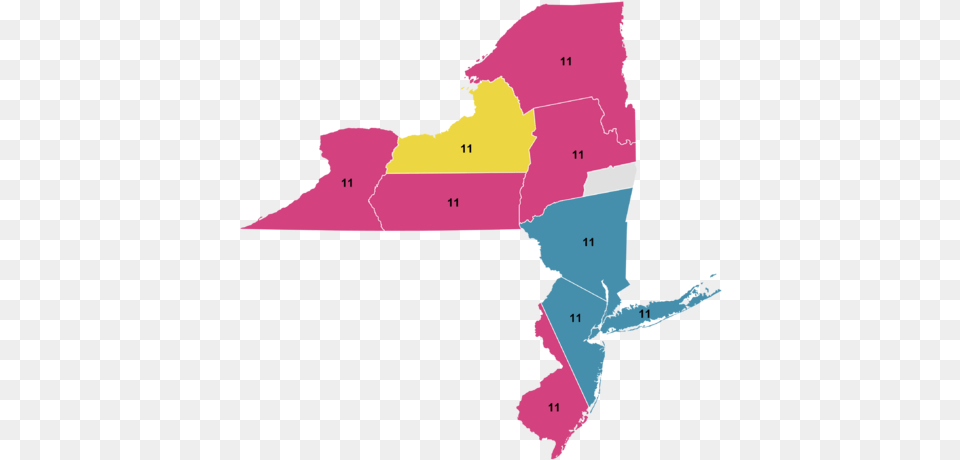 Election Map New Netherland Republicans Of New York, Chart, Plot, Atlas, Diagram Free Png