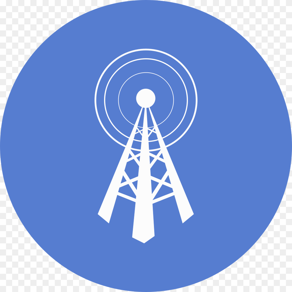 Election News Broadcast Icon Blue Broadcast Icon, Cable, Power Lines, Electric Transmission Tower Png