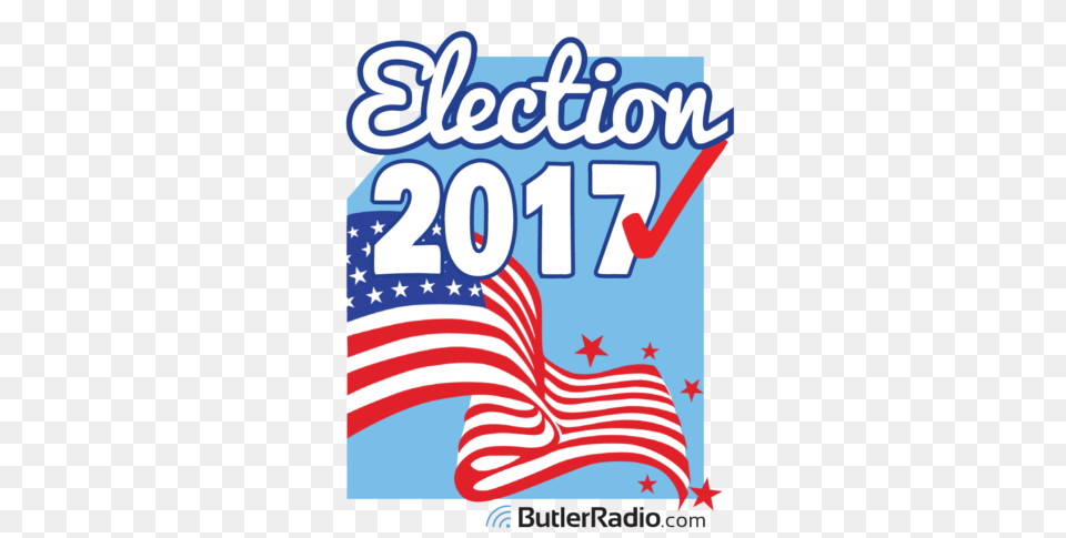 Election One Week Away, American Flag, Flag, Text Png Image