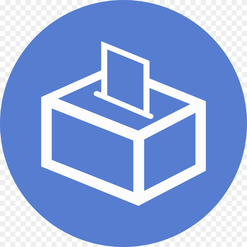 Election Polling Box 01 Outline Icon Cube Icon White Free Transparent Png