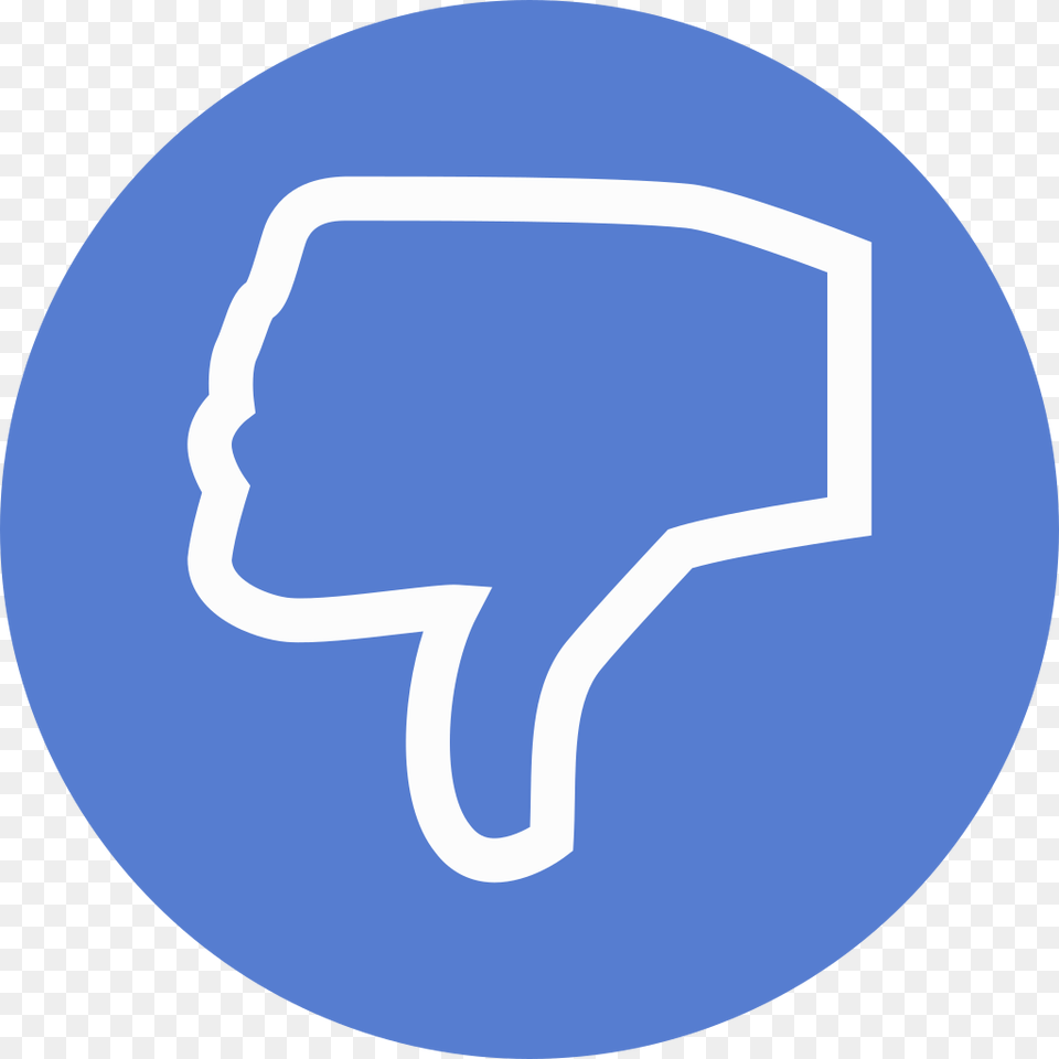 Election Thumbs Down Outline Icon Sign, Disk Png