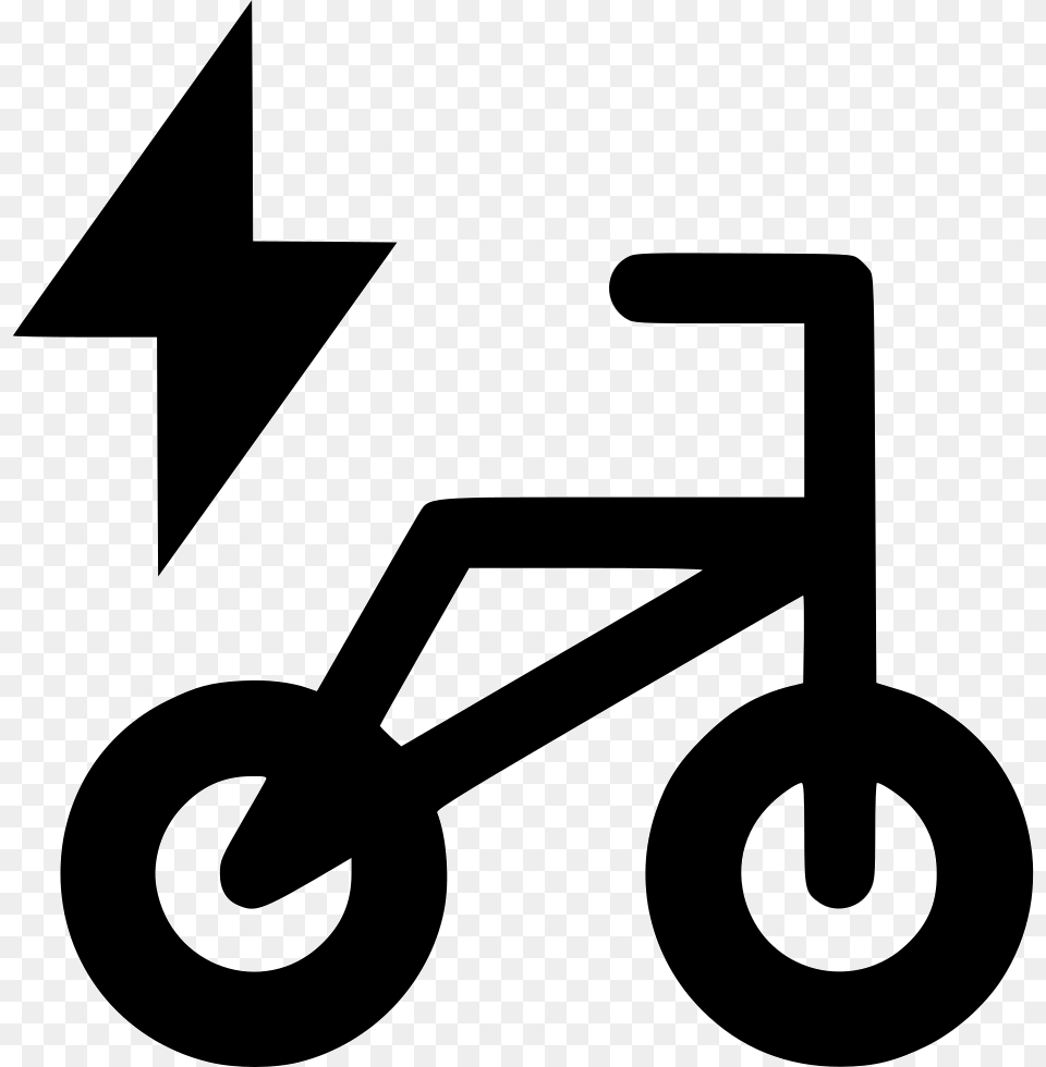 Electric Bike Bicycle, Device, Grass, Lawn, Lawn Mower Png Image