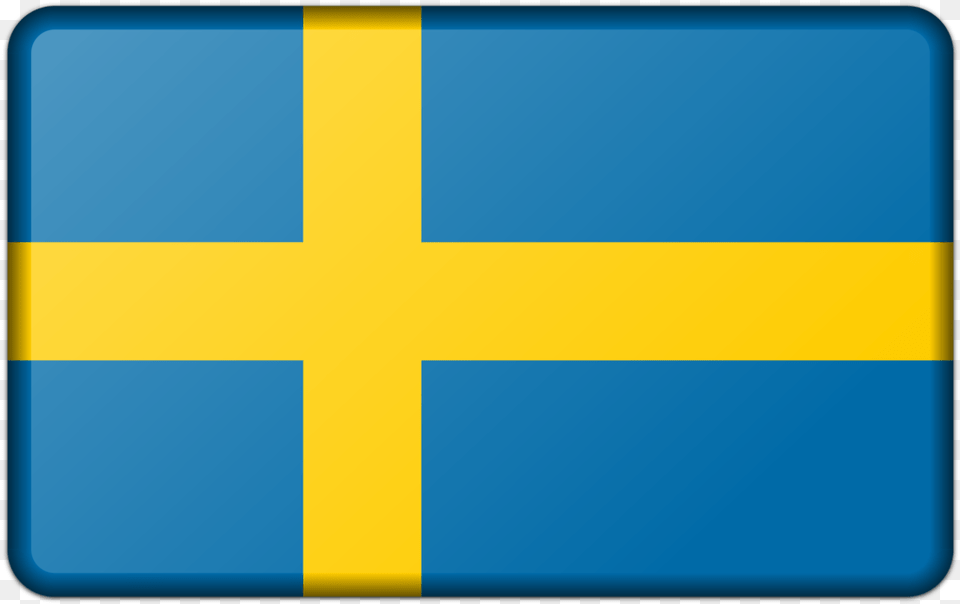 Electric Bluesquareyellow Swedish Flag Sweden Flag Free Transparent Png
