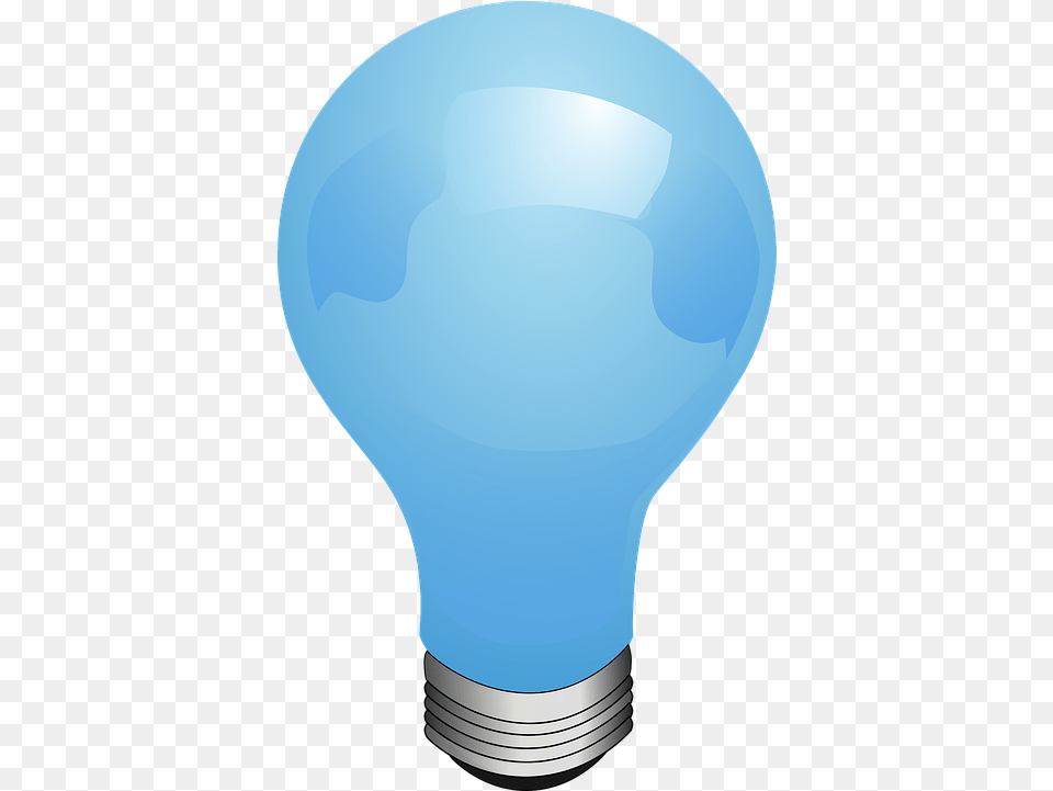 Electric Bulb Transparent Background Light Blue Light Bulb, Lightbulb, Clothing, Hardhat, Helmet Free Png