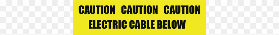 Electric Cable Warning Tape Caution Sign, Text Free Transparent Png
