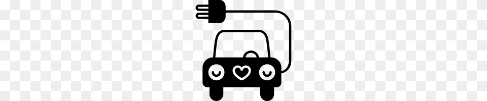Electric Car, Gray Png