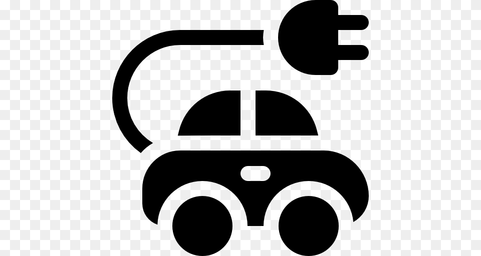 Electric Car, Stencil, Device, Grass, Lawn Free Png